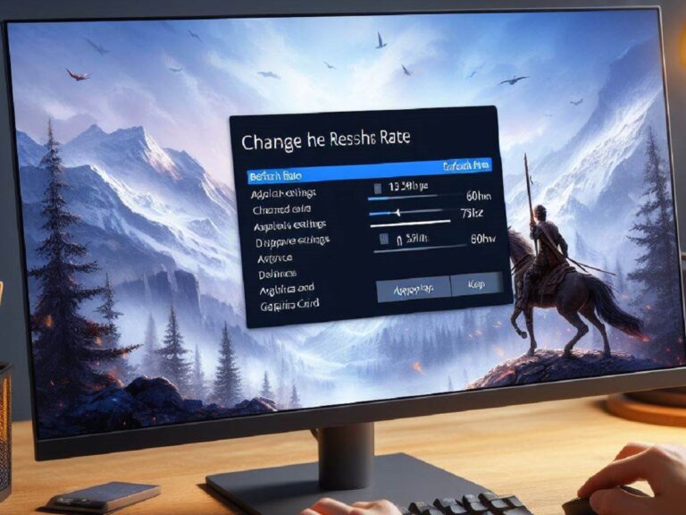 How to Change Refresh Rate on Monitor?