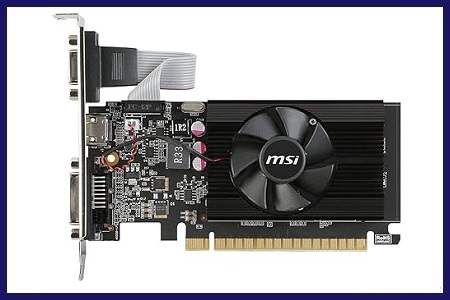 MSI Gaming GeForce GT 710 2GB GDRR3 64-bit HDCP