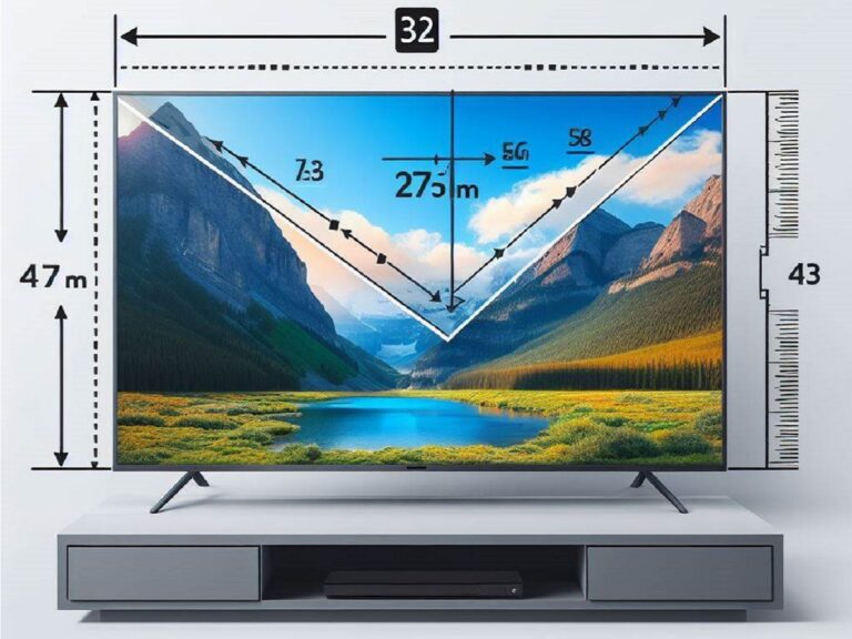 How TV Size is Measured